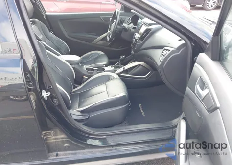 2015 Hyundai Veloster Turbo z USA, uszkodzony, nr VIN KMHTC6AE4FU237850